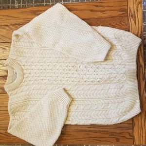 Cream wool sweater